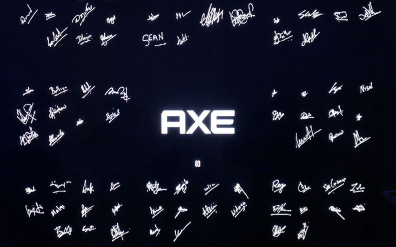 AXE Signature App project by modernie